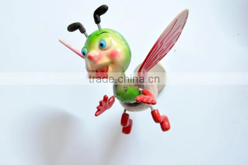 4 inch Plastic Novelty Decorative Bee Fridge Magnet