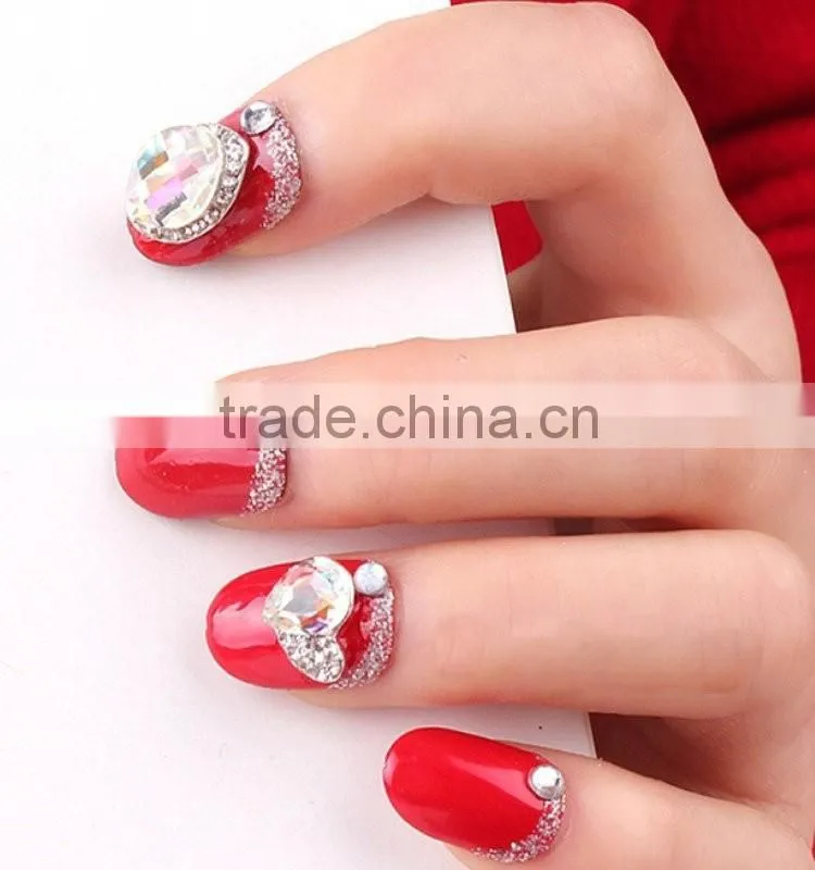 2016 Factory Supply Fashion Nail Art Alloy Rhinestone Decoration New Nail Crystal