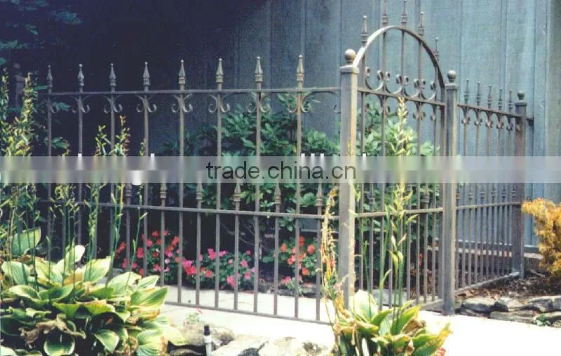 Top-selling classical wrought iron garden fencing design