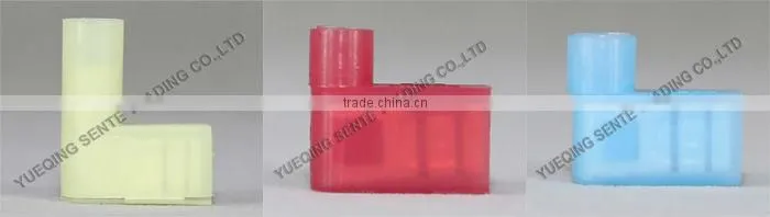 Nylon insulated flag wire crimp terminal connector