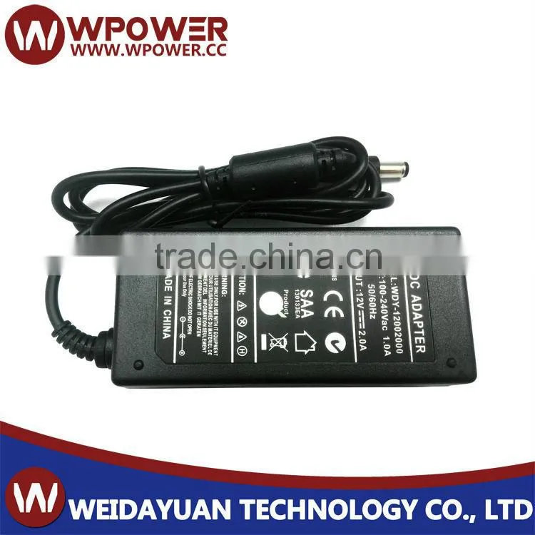 12v 2a 24w desktop adapter with UL Class 2 PSE high quality 24w switching power adapter