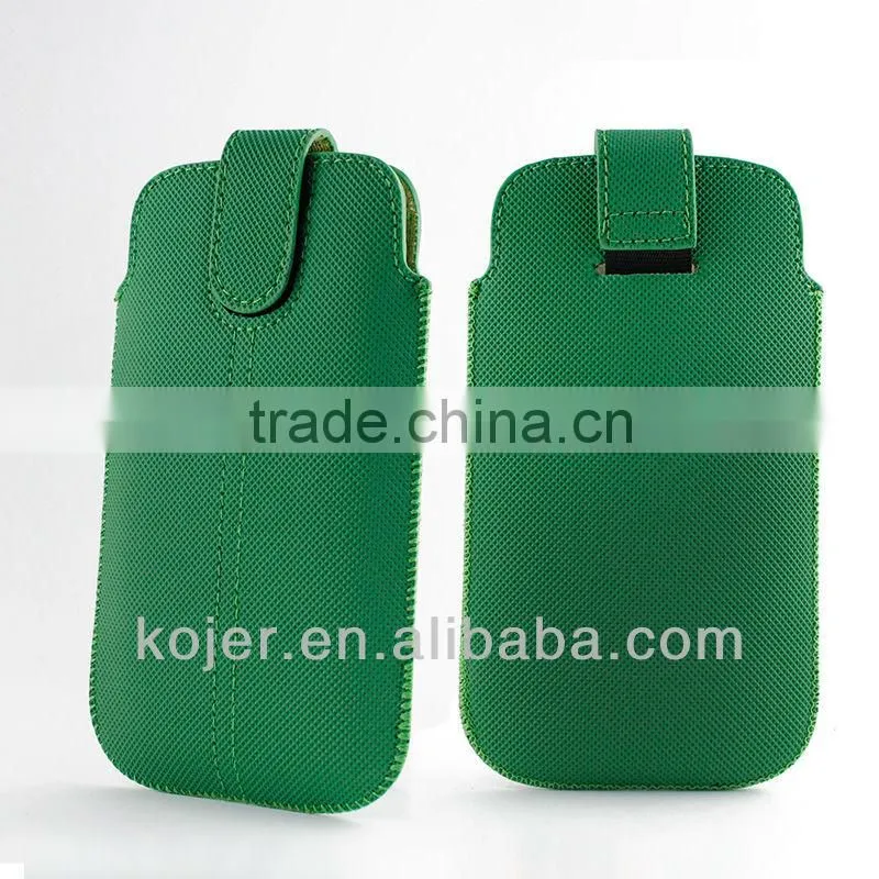 eco-friendly cheap pulltab mobile phone pouch