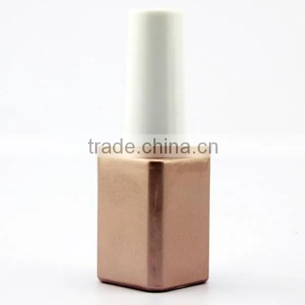 fancy glass bottle for nail polish with dupont brush