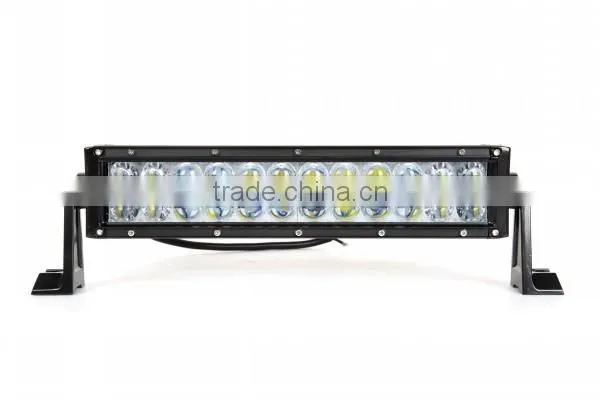 Double row led light bar, 3W 4D lens 36w 7" inch led light bar, Wholesale 4x4 4D lens 36w car led offroad light bar
