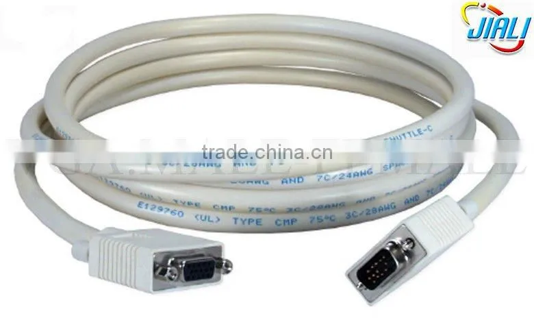 VGA Cable for Computer 15-Pin Male to Female
