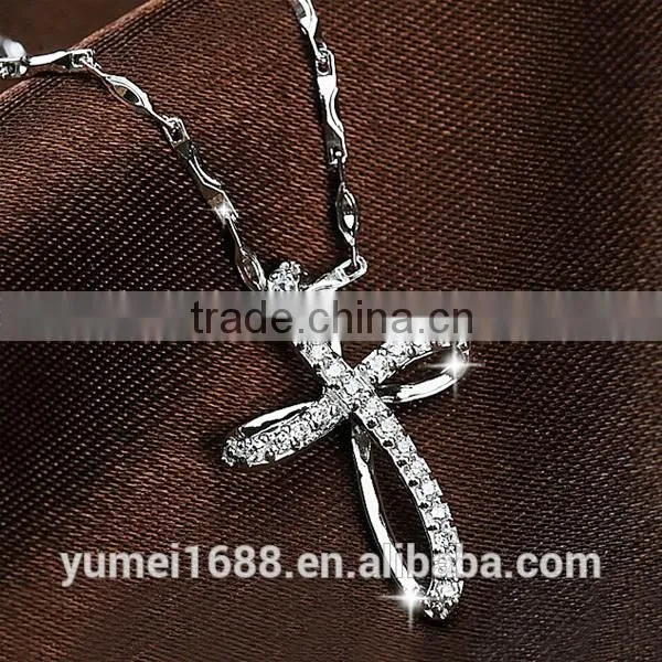 High quality silver cross pendant wholesale, Fashion jewellery 925 sterling silver pendant professional manufacturer