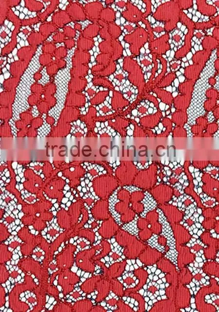 Wholesale Good Quality Nylon/Cotton/Rayon Strand Lace Fabric T8075
