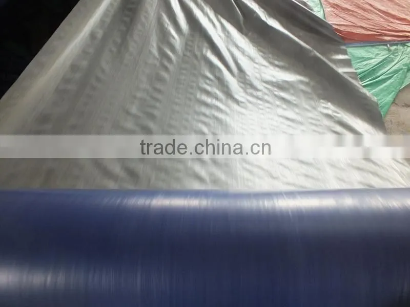 plastic raw material tarpaulin PP sliver/blue plastic sheet triangle plastic waterproof anti-aging antioxidant factory sell