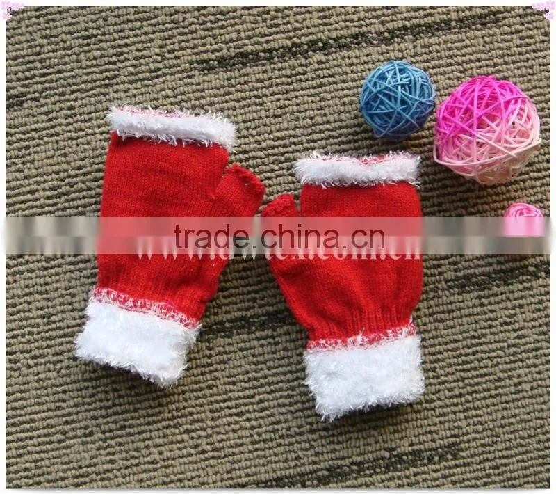 Knitted animal mittens for kids