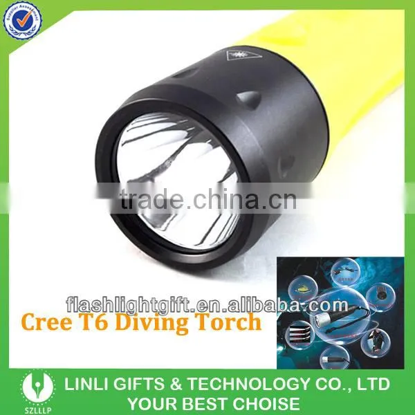 T6 Led Rechargeable Cree Diving Flashlight