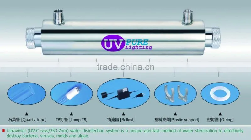 stainless steel UV sterilizer