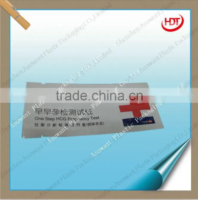 aluminium foil plastic packaging bag for baby check/aluminium foil machine