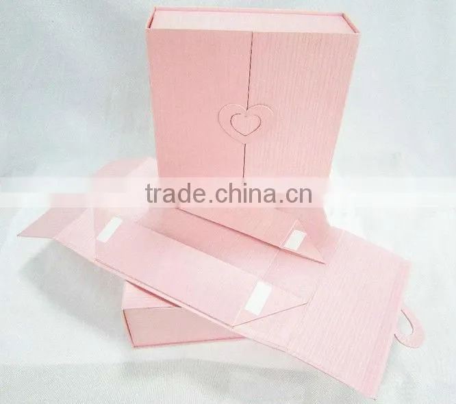 Foldable paper box for gift/ jewelry/ cosmetic/ food packaging and printing made in China