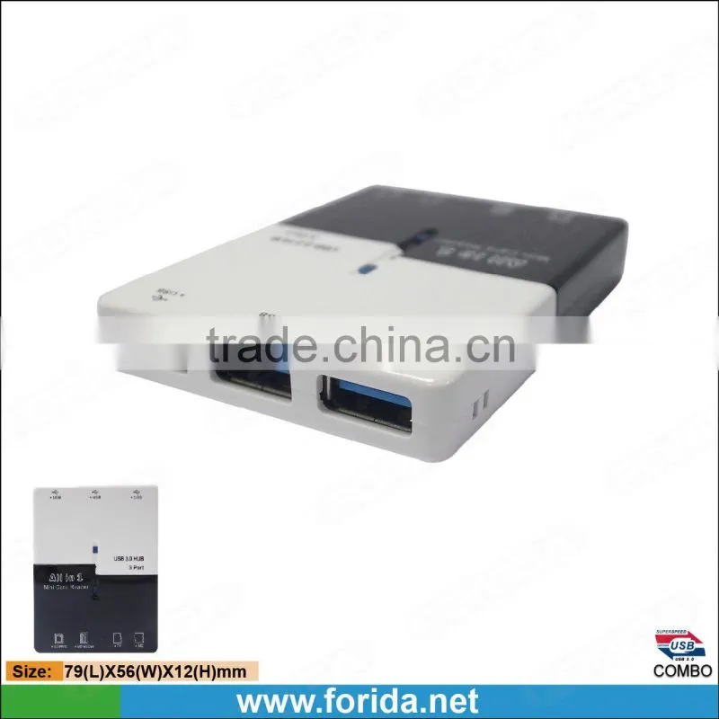 HOT all in one card reader and usb hub combo
