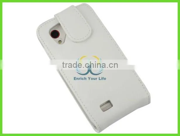 high equality two mobile phones leather case for htc