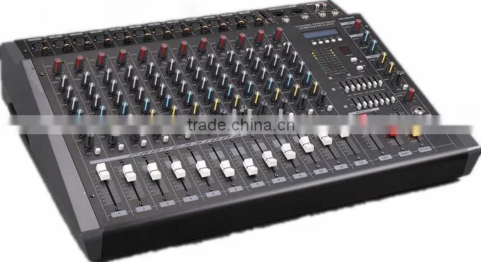 12 channels good quality audio power mixer console PMX-1208