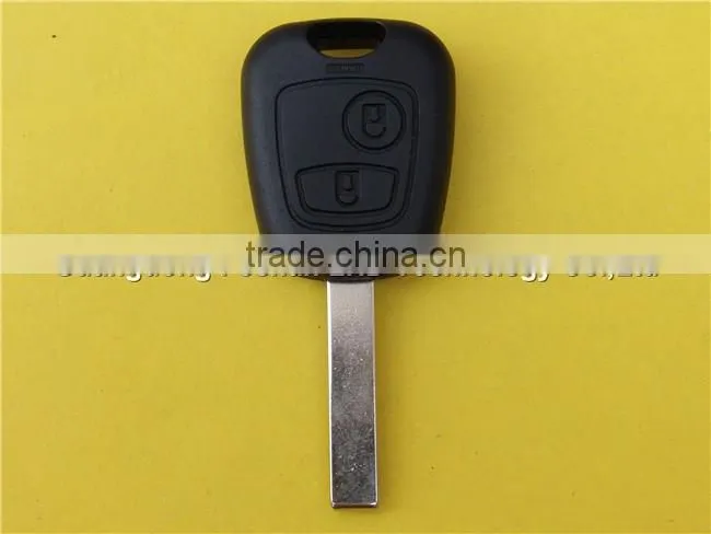 Best price Peugeot 307 remote key for Peugeot 2 button car key shell cover case no logo