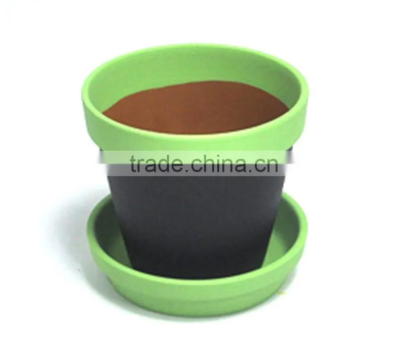 DESIGN YOUR OWN TERRACOTTA FLOWER POT WITH SAUCER