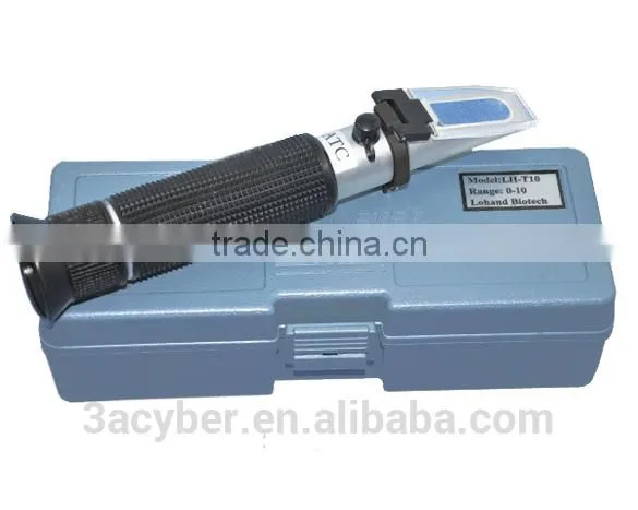 RSG-100ATC Black Rubber Strip Brix & Beer Sugar Wine Wort SG 0-32% Hand Held Refractometer