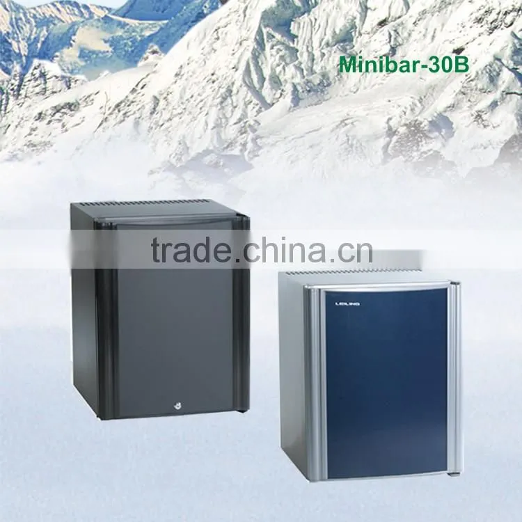 No Freon Absorption Glass Door Mini Bar Fridge 30 Liter