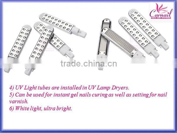 2014 Hot New!!! Led lamp 5W nail led bulb replaceable for nail dryer