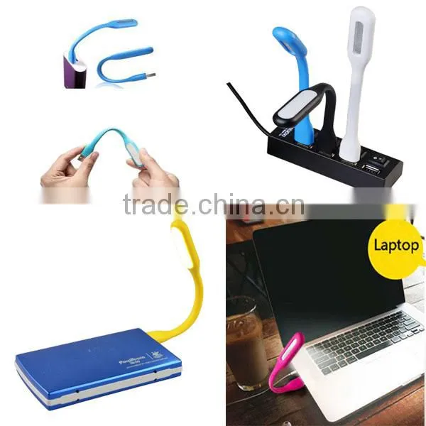 Hight quality portable usb led book lamp flexible mini USB led light for laptop