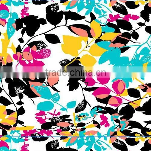 hot sale fashion printing silver sequin fabric