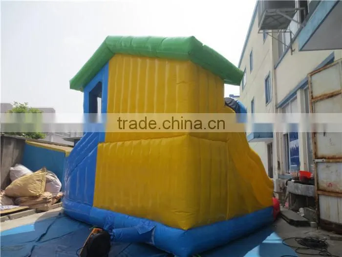 used inflatable water slide with swimming pool