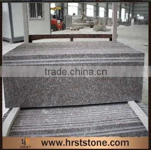 Polished Red Granite anti-slip stairs, Stair Step Covers