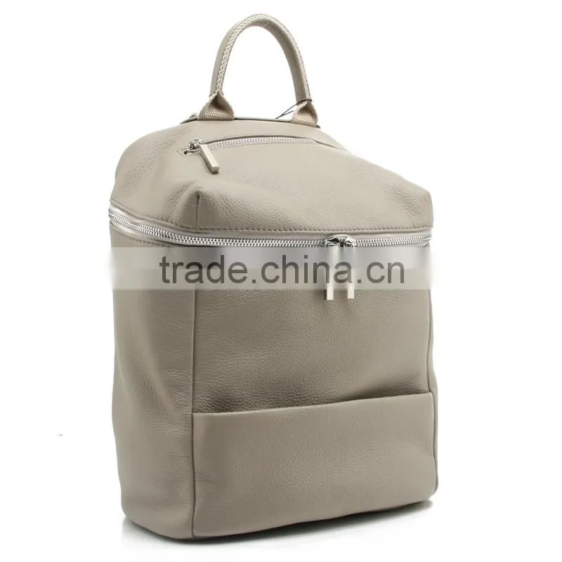 CSS1596-001 Wholesale fashion custom women high school genuine cow leather backpack