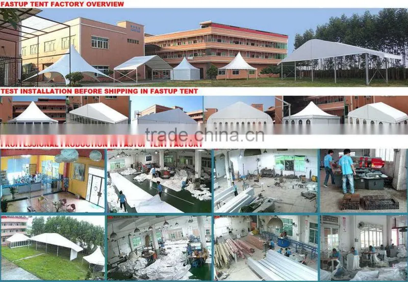 Outdoor Camping Event Tent Star Shape Tent Installing on Grassland