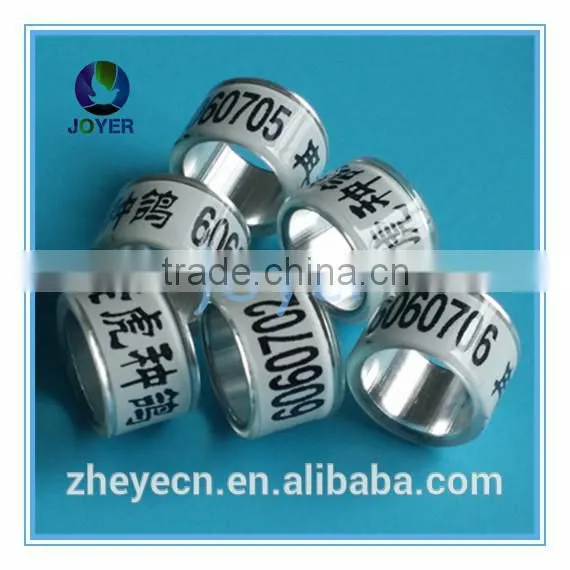 factory direct good quality and cheap price cpigeon rings for sale pigeon ring pigeon ring aluminum