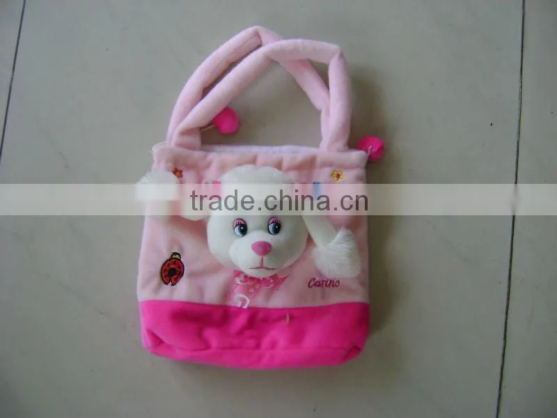 Cute monkey Shape customized Plush Animal Backpack for Little Girl/boy
