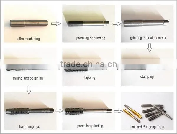 Alloy plug tap M12x1.75 thread taps screw thread hand taps