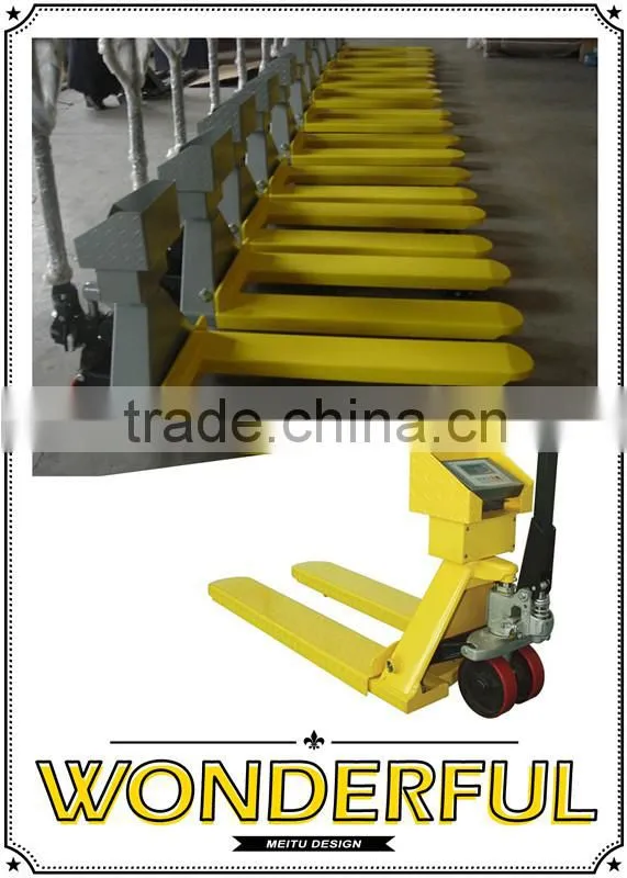 weigh scale hand pallet trucks