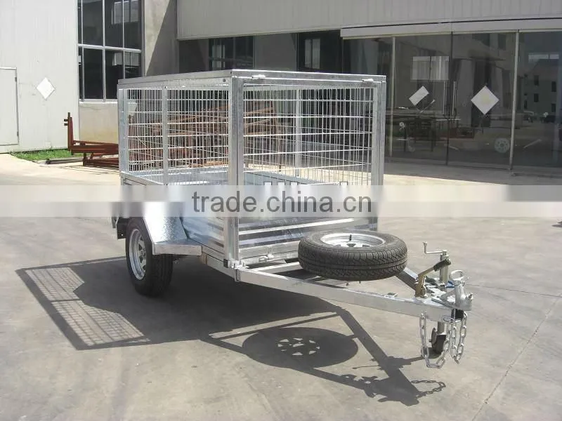 All galvanized chassis cargo trailer