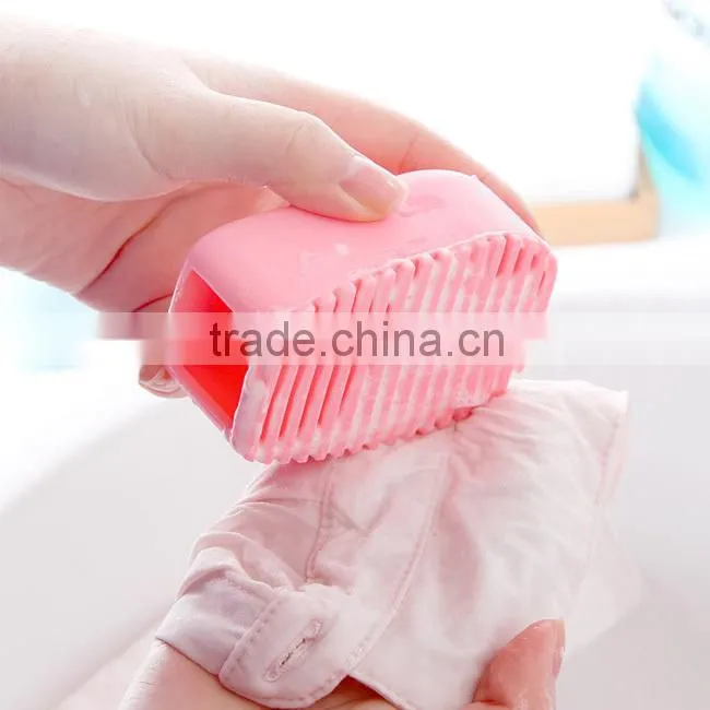 Cute silicone laundry brush silicone wash brush