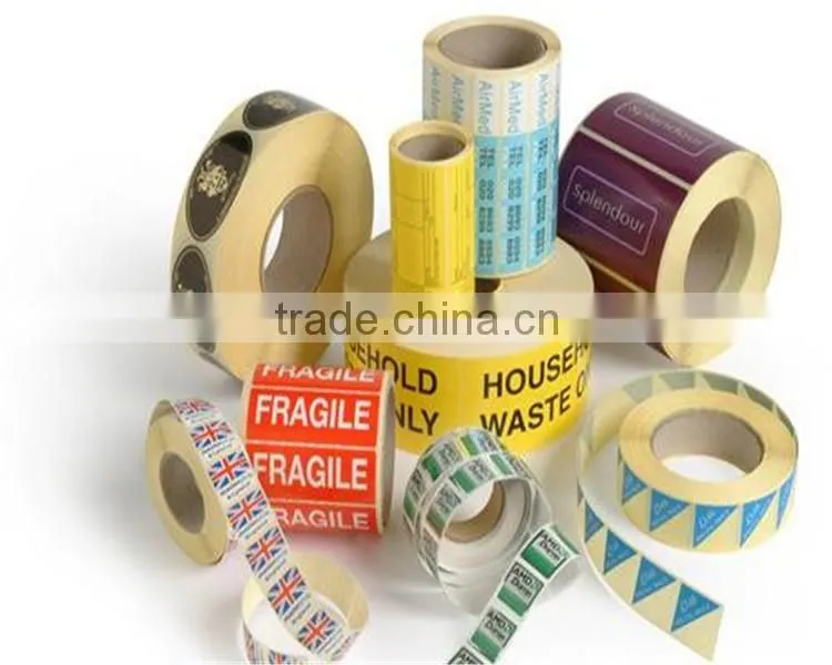 Multi color polyester hologram adhesive sticker label