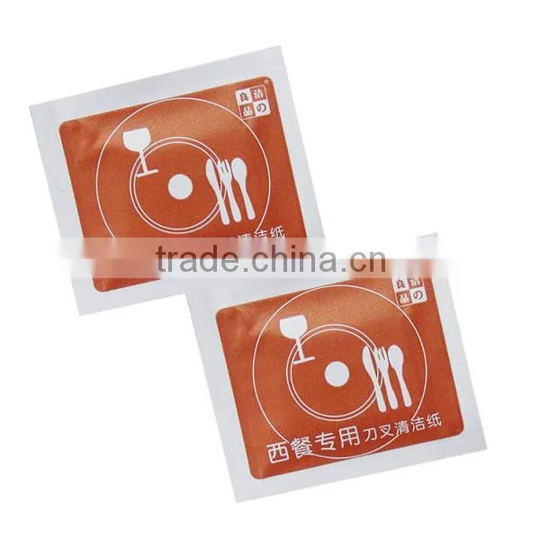CE FDA Wet Towel Wipes Use For Restaurant And Airplane