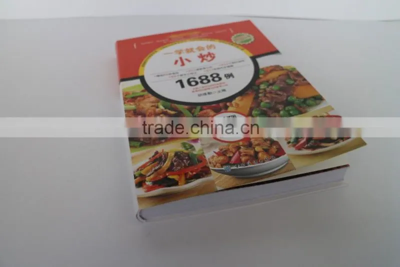 cheap softcover food book printing
