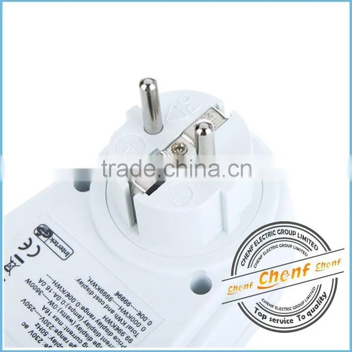 Hot Sell EU Voltage Current Analyzer Power Factor Meter Tester with 230V 16A