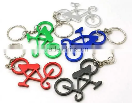 promotional metal gift custom bottle opener keychain for key design