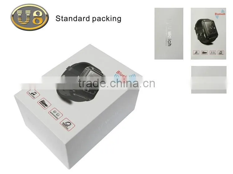 Best selling Smart Watch U8 Compatible IOS and Android System with multi language