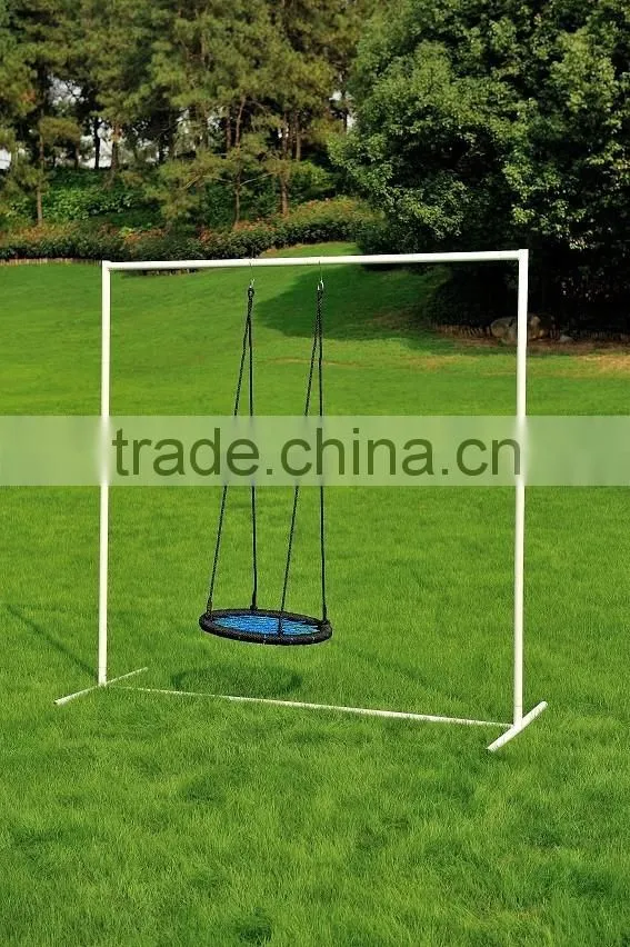 Comfortable grid outdoor and indoor swing