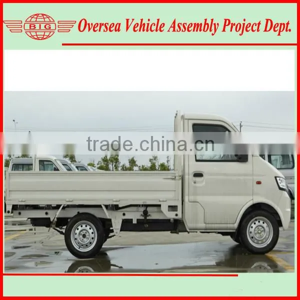 assemble RHD/LHD single cabin gasoline 1 ton truck with SKD/CKD