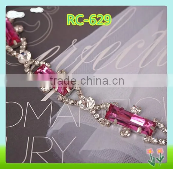 2016 Cheerfeel bling crystal rhinestone chains wholesale