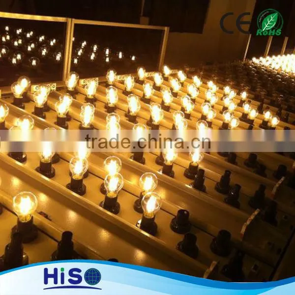 2015 hot sale dimmable led filament bulb E27 E14 B22 B15