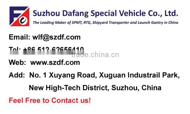 SPMT Self-propelled modular transporter, used hydraulic axle trailers