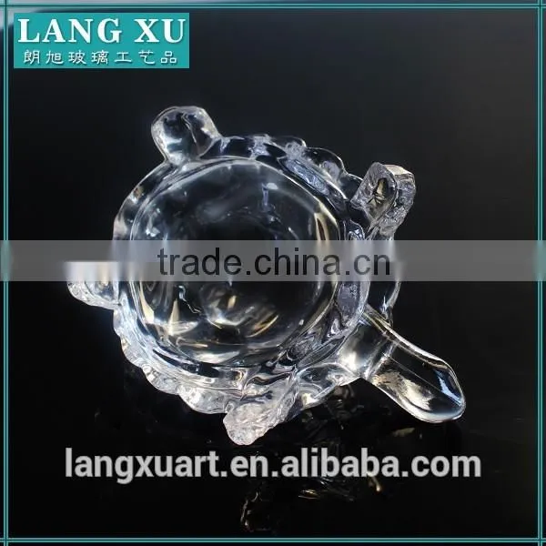 LX-D015 wholesale wedding gift glassware five sizes crystal glass tortoise