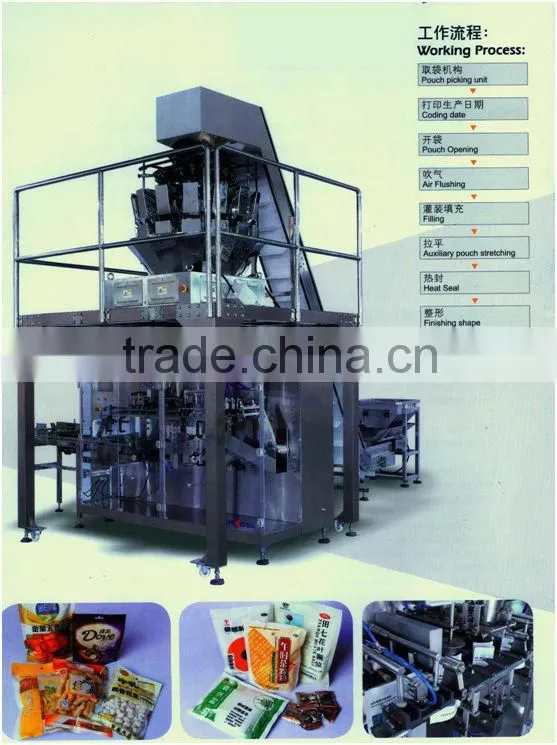 ZK-210G AUTOMATIC HORIZONTAL PRE-MADE PACKING MACHINE